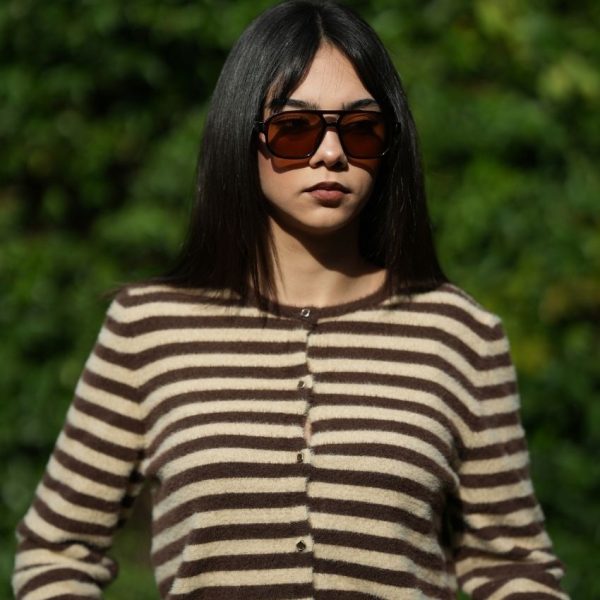 Çizgili Yumoş Hırka