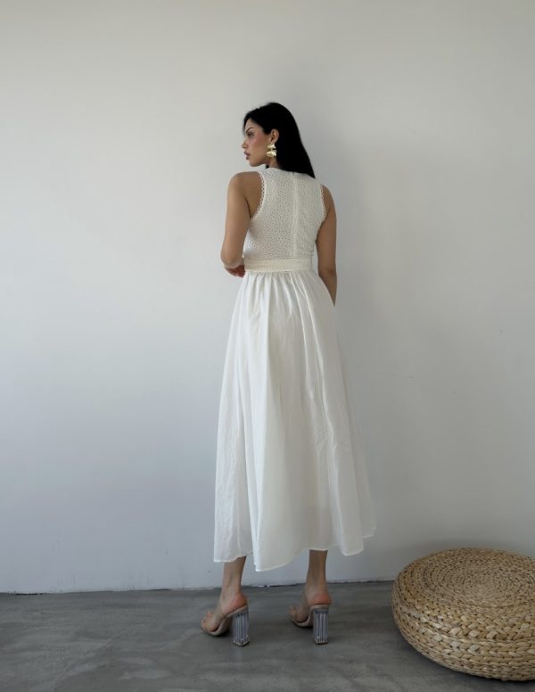 Kemer Detaylı Uzun Elbise