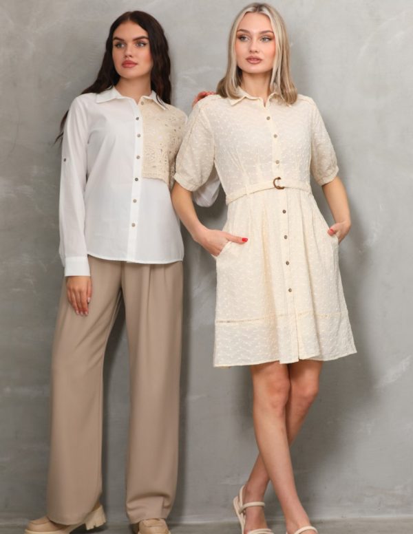 Brode Detaylı Gömlek