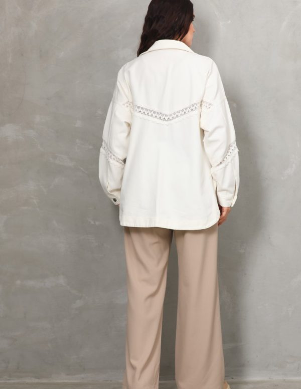 Dantel Detaylı Gömlek